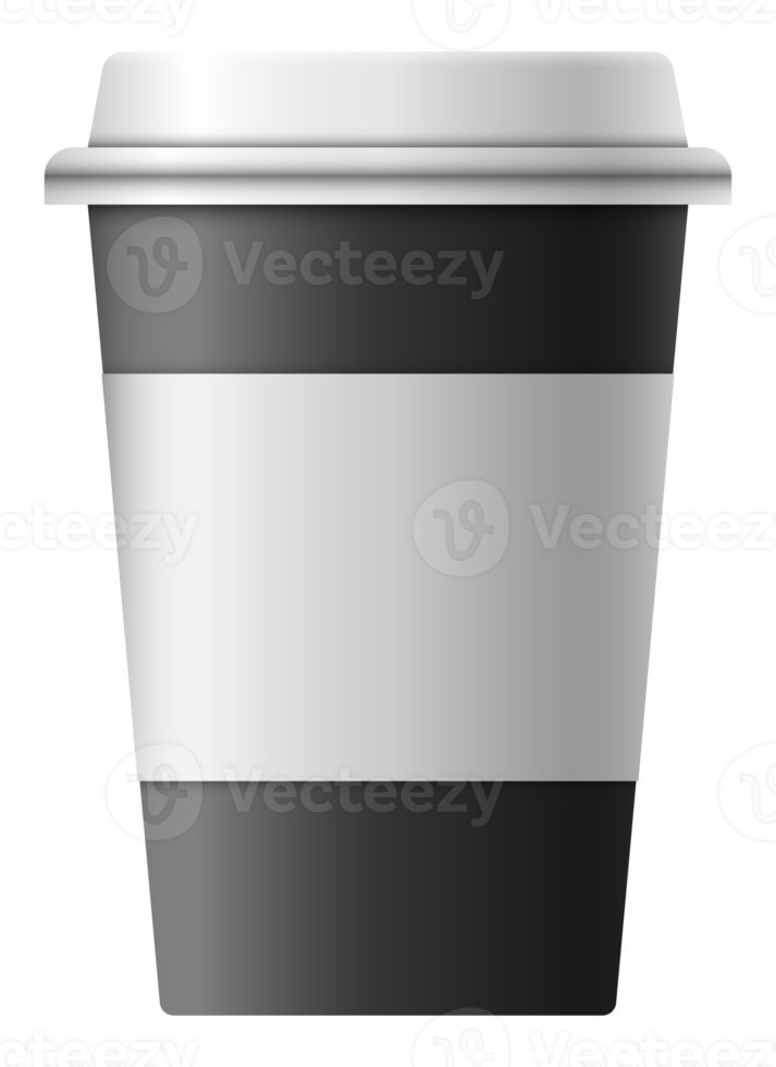 taza de café de papel png