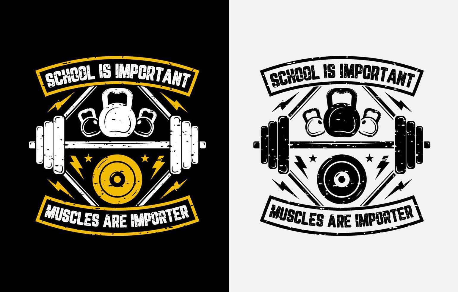 Gym T shirt design, Gym motivational quote, Workout inspirational t shirt design, Fitness t shirt design vector