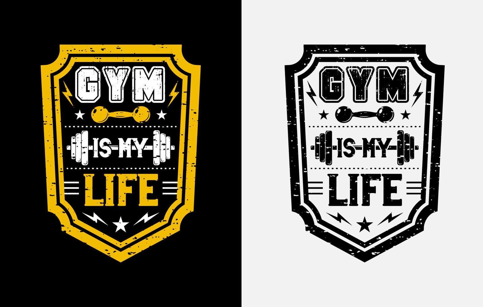 Gym T shirt design, Gym motivational quote, Workout inspirational t shirt design, Fitness t shirt design vector