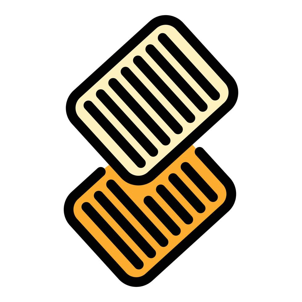 Files scenario icon color outline vector