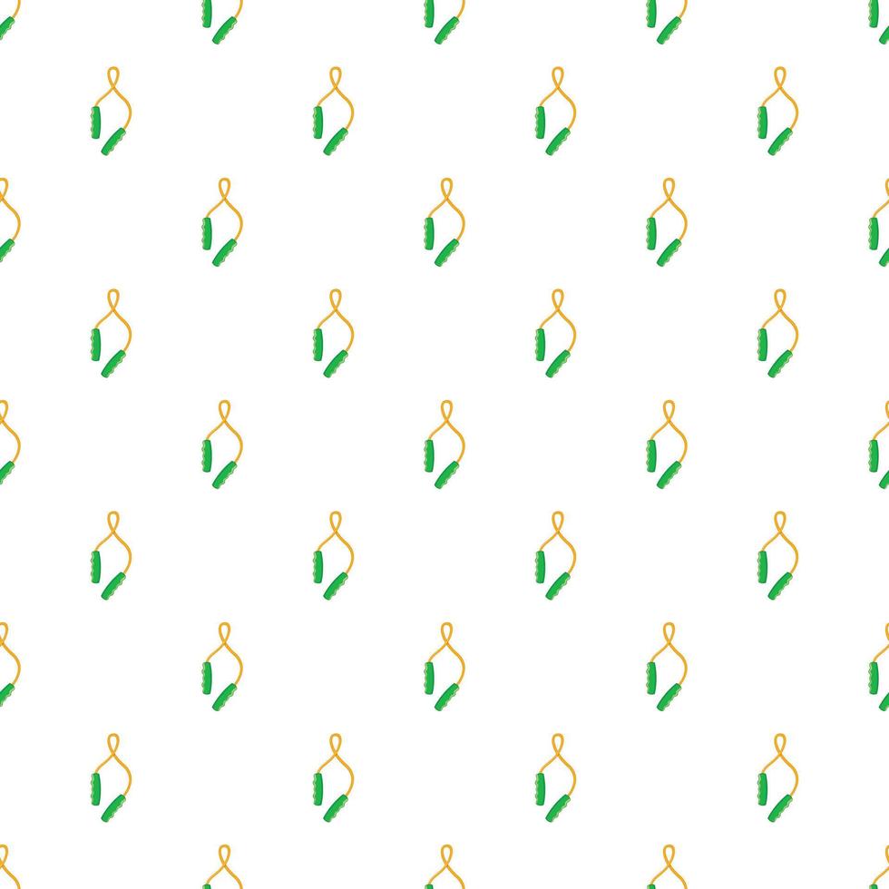 Skipping rope pattern, cartoon style vector