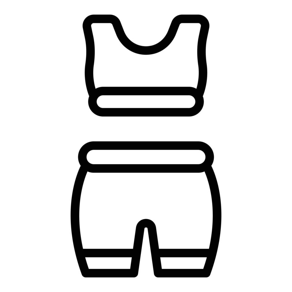 Lifeguard swimwear icon outline vector. Safety water vector