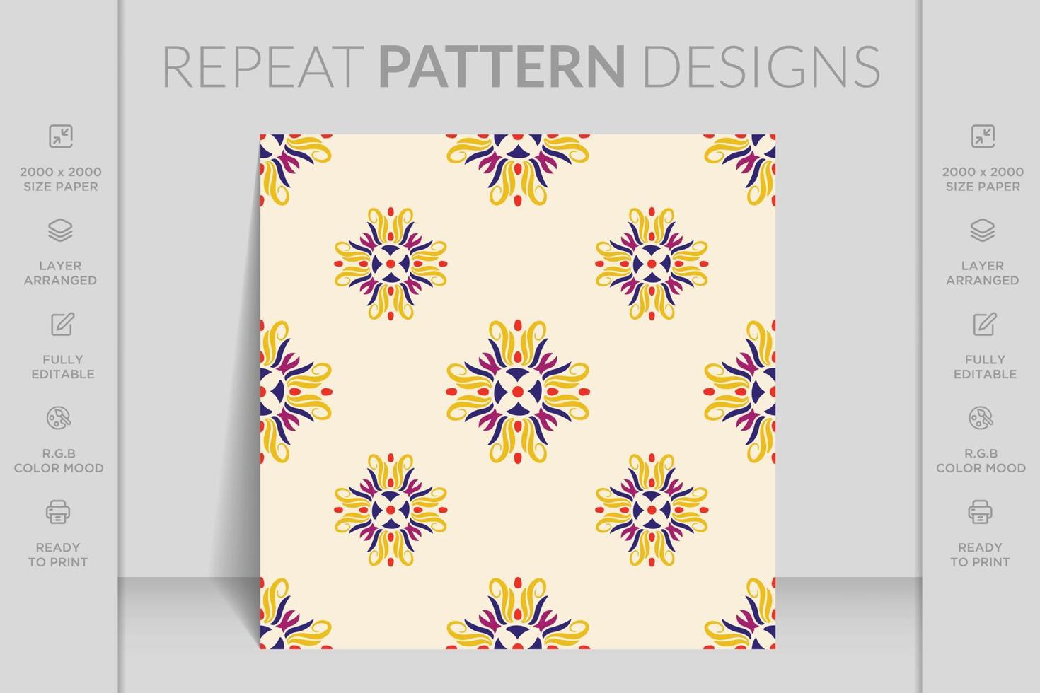Flower seamless pattern background. Elegant texture for fabric art, wallpapers, textile, wrapping. vector