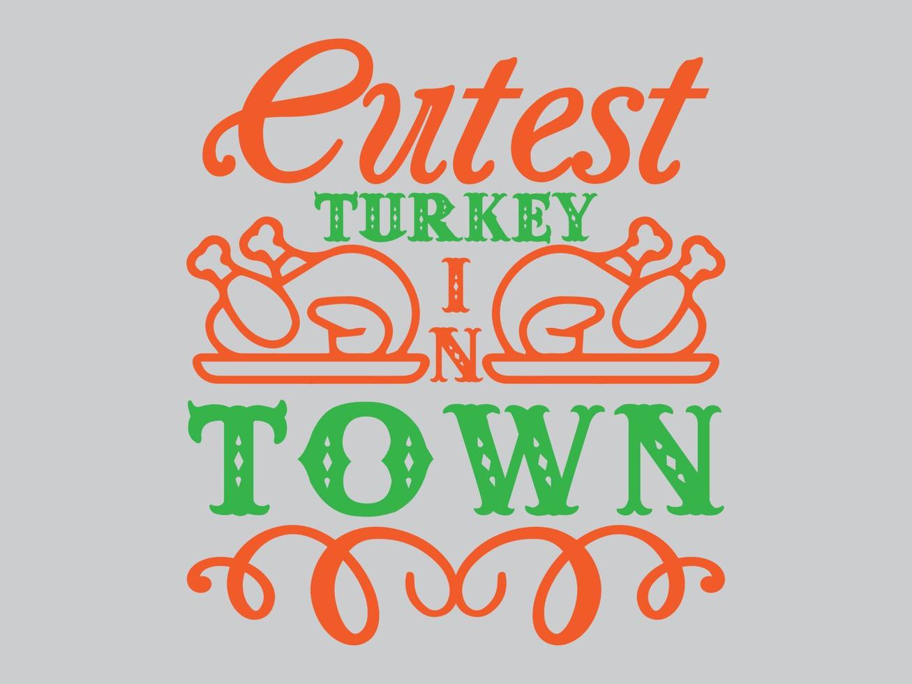 Thanksgiving T Shirt Design File vector