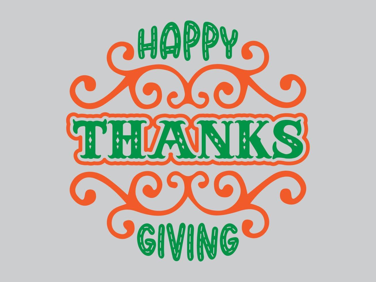 Thanksgiving T Shirt Design File vector