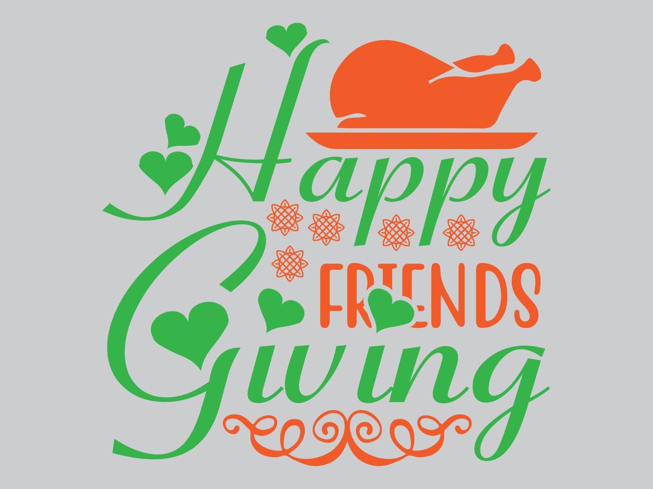 Thanksgiving T Shirt Design File vector