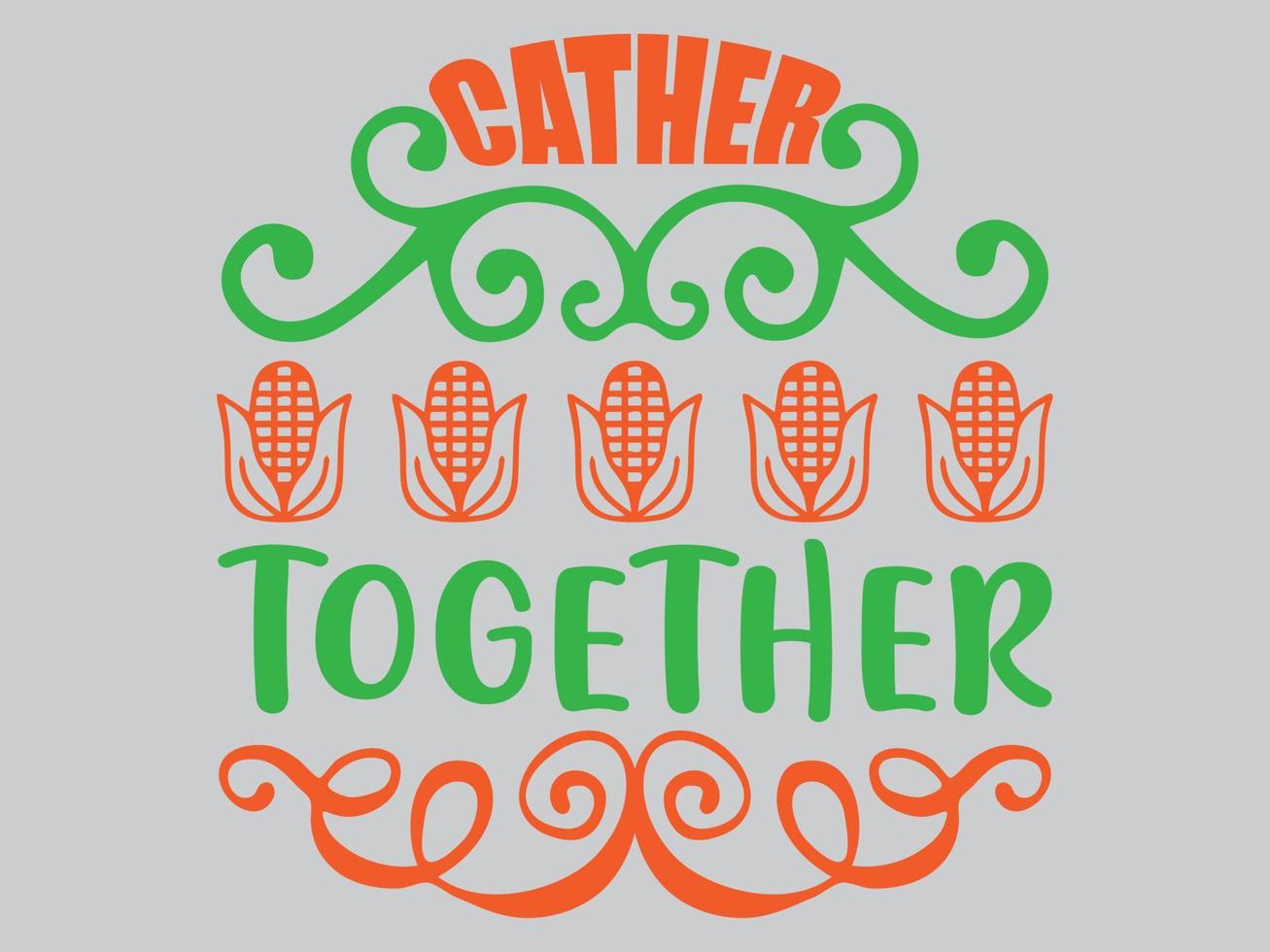 Thanksgiving T Shirt Design File vector