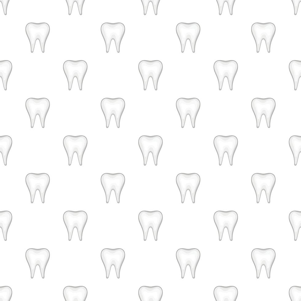 Tooth pattern, cartoon style vector