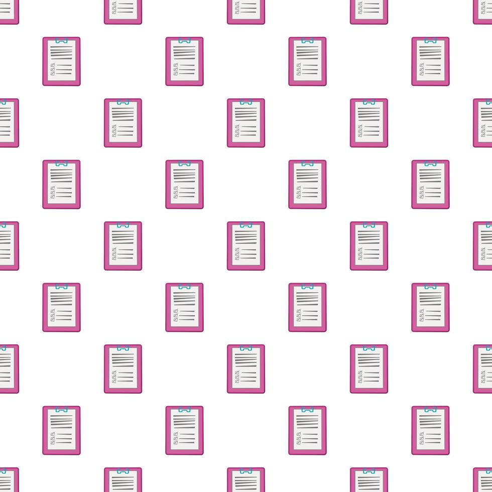 Diagnosis on paper pattern, cartoon style vector