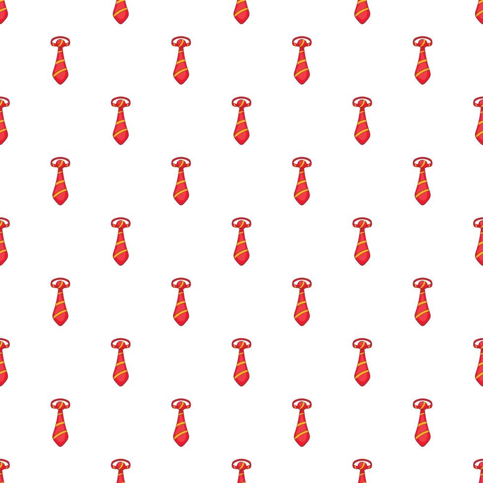 Men classic tie pattern, cartoon style vector