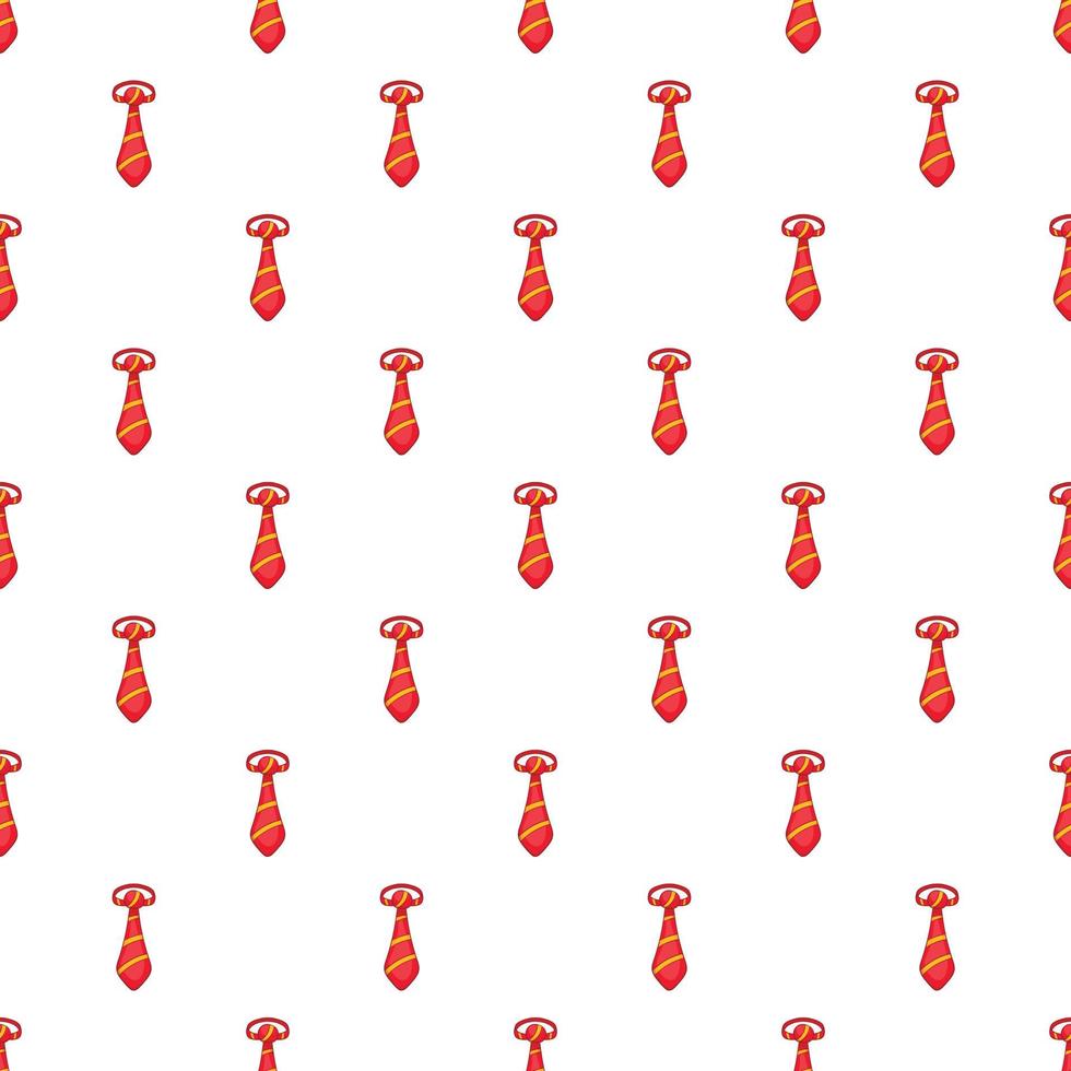 Men classic tie pattern, cartoon style vector