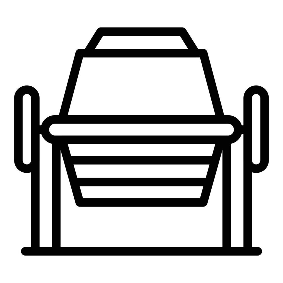 Mixer tool icon outline vector. Concrete cement vector