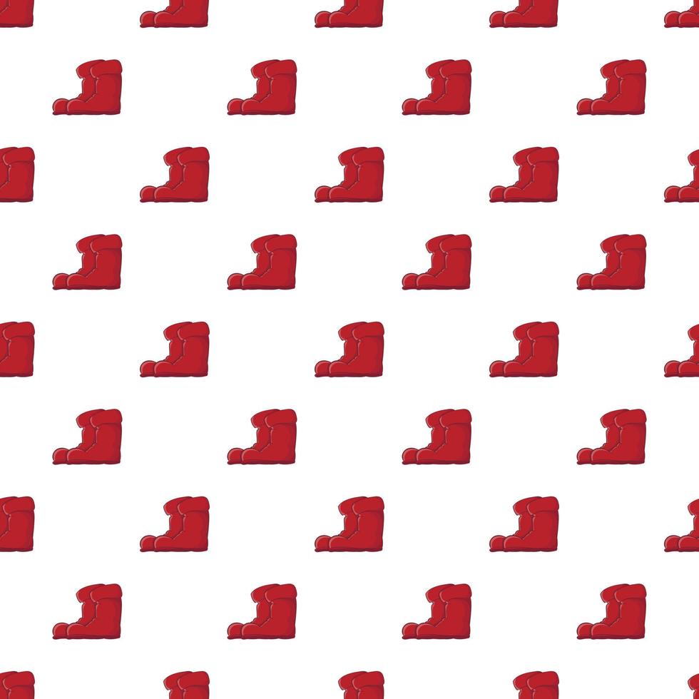 Boots pattern, cartoon style vector