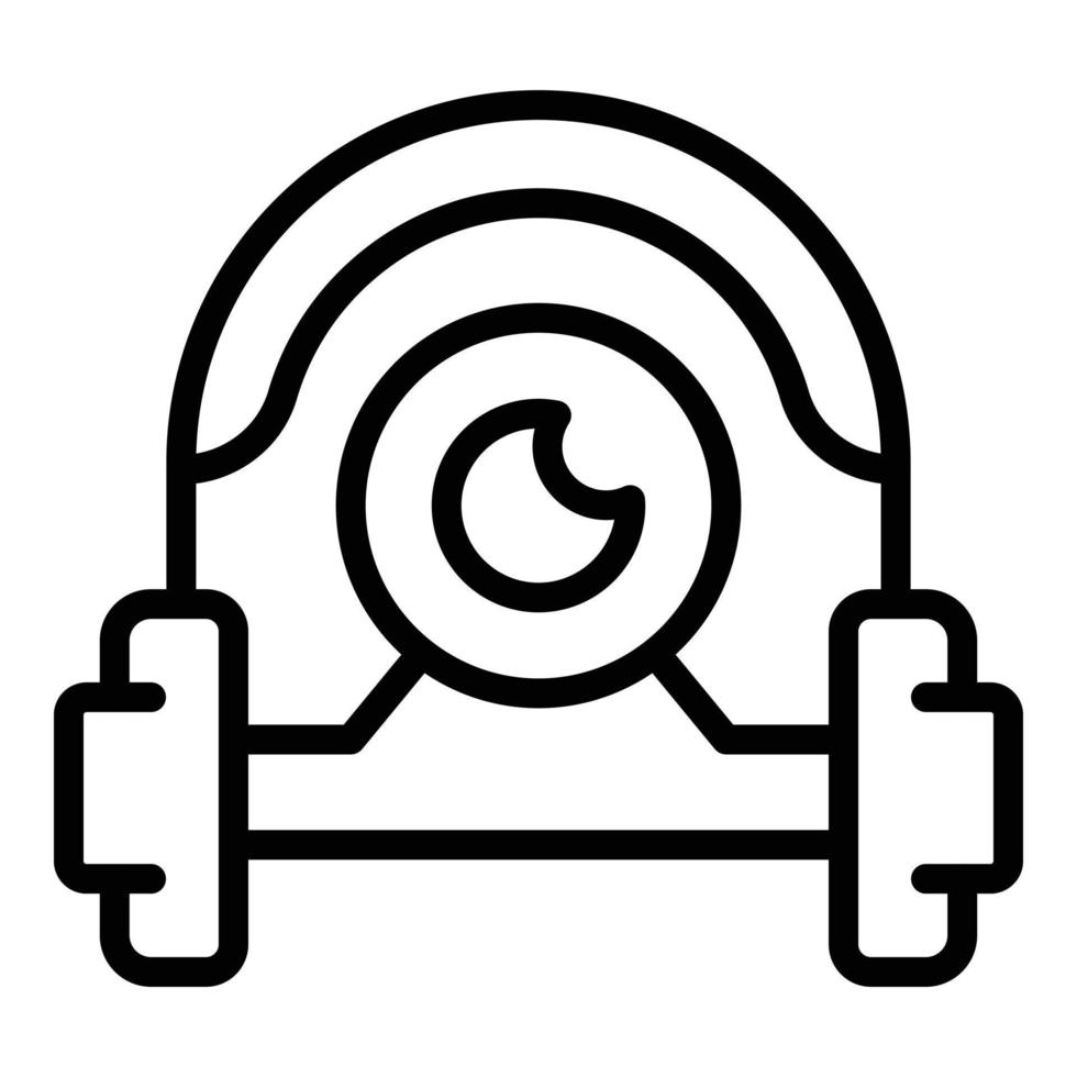 Super hd camera icon outline vector. Online communication vector