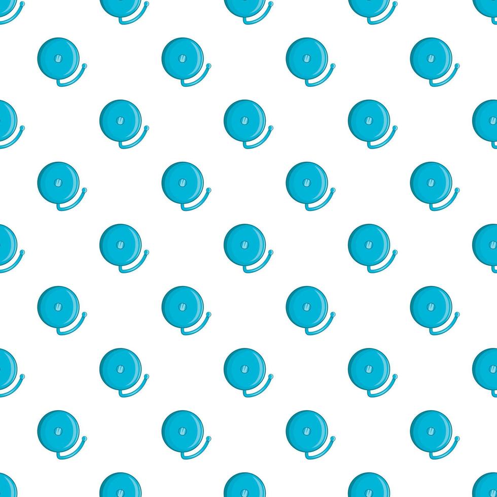 Fire alarm pattern, cartoon style vector