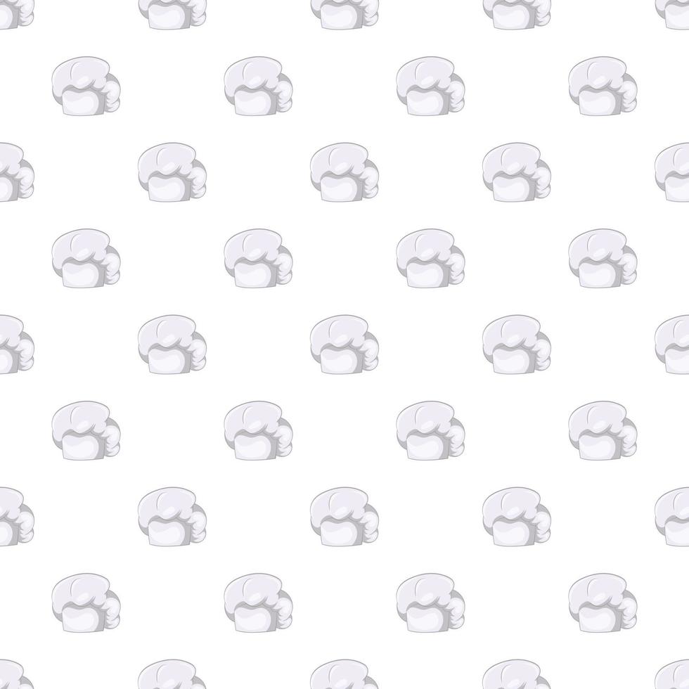 Hat chef pattern, cartoon style vector