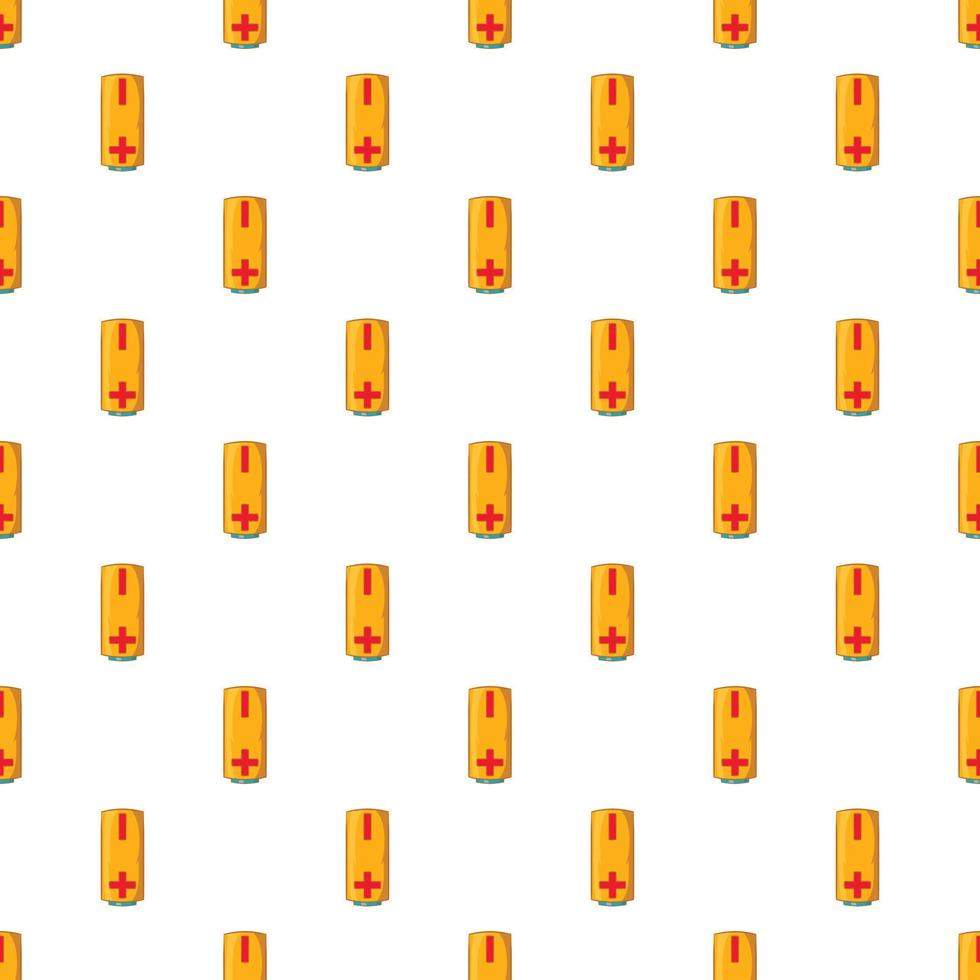 Battery pattern, cartoon style vector