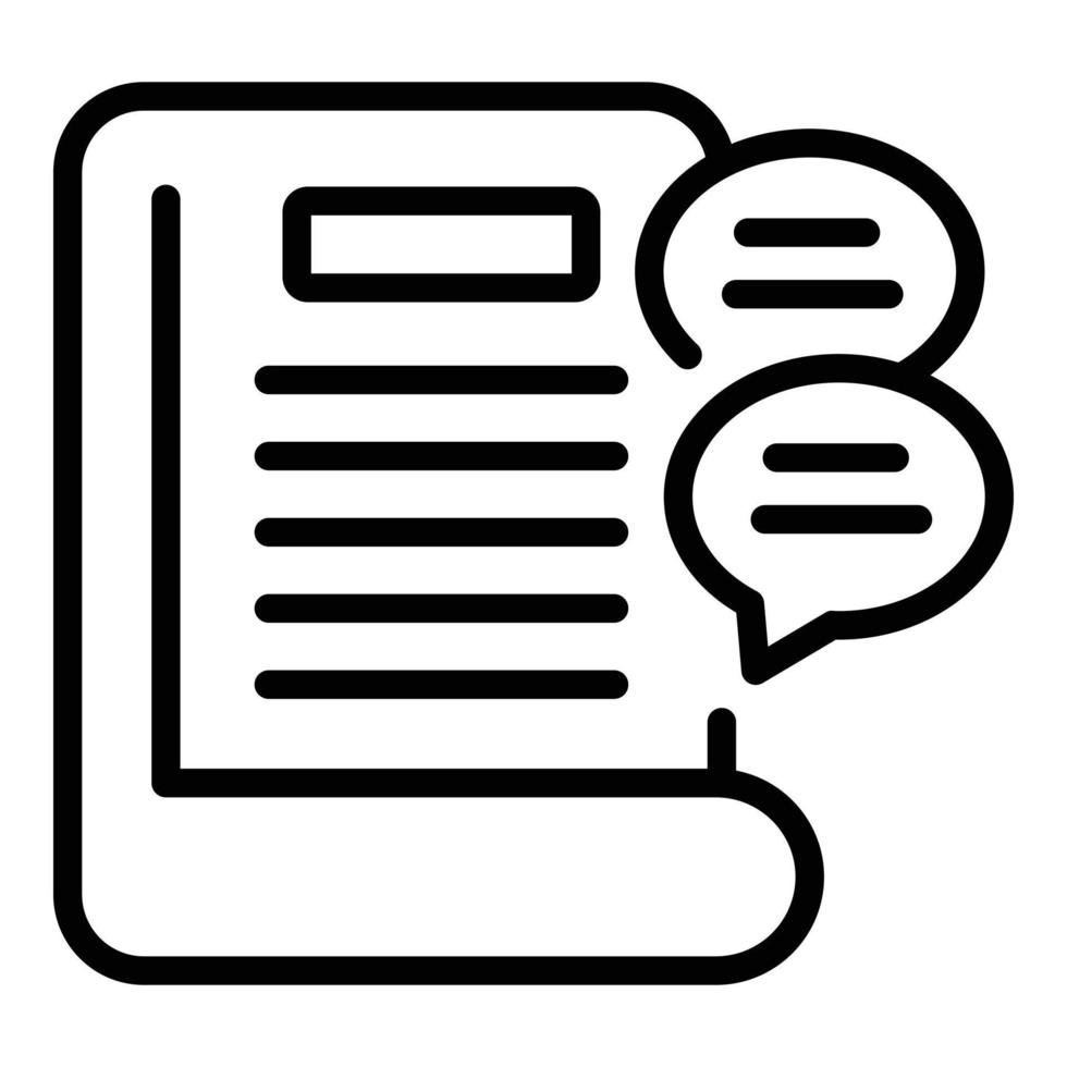 Book learning icon outline vector. Study case vector