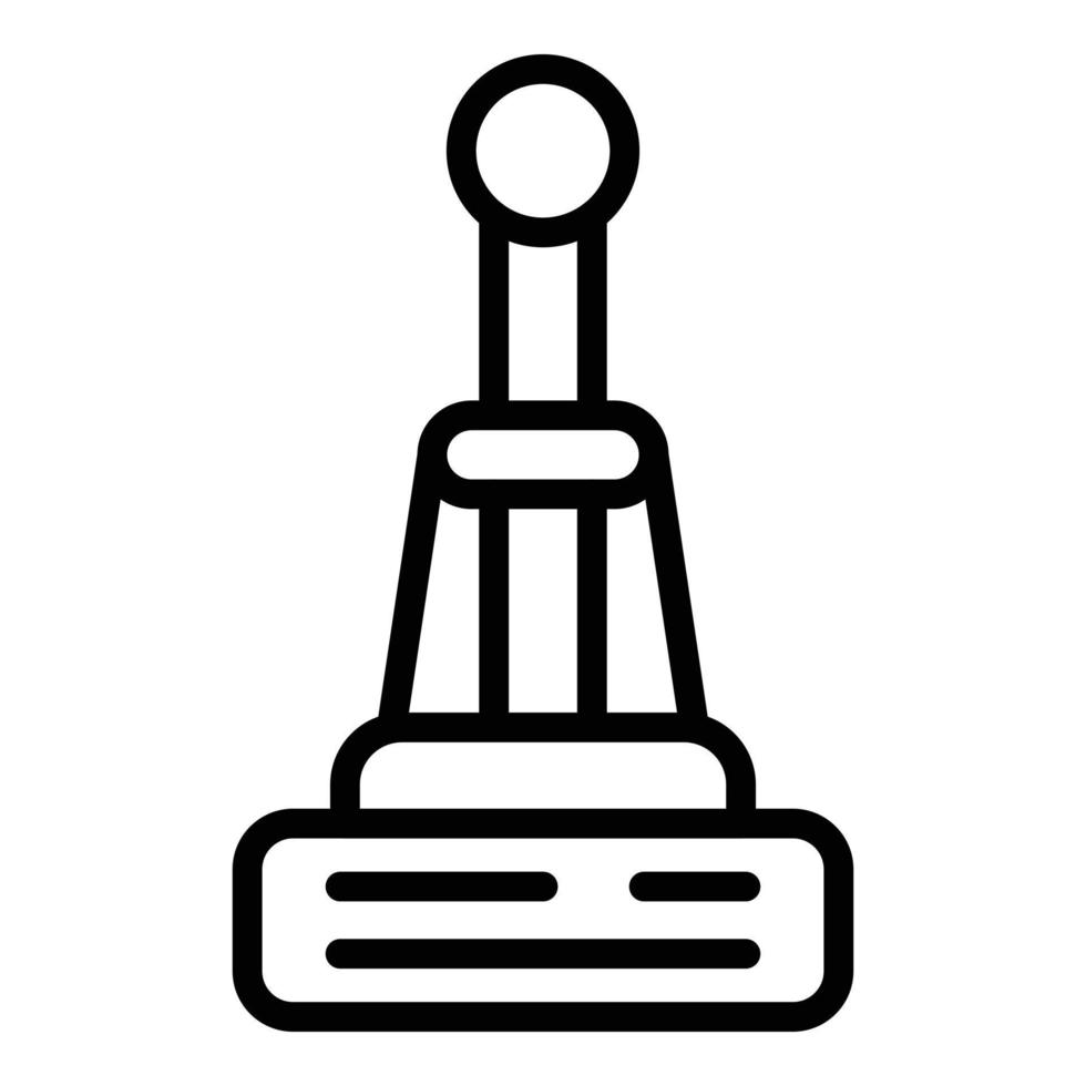 Modern floor mop icon outline vector. Home service vector
