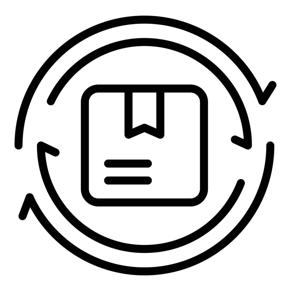 System management icon outline vector. Digital control vector