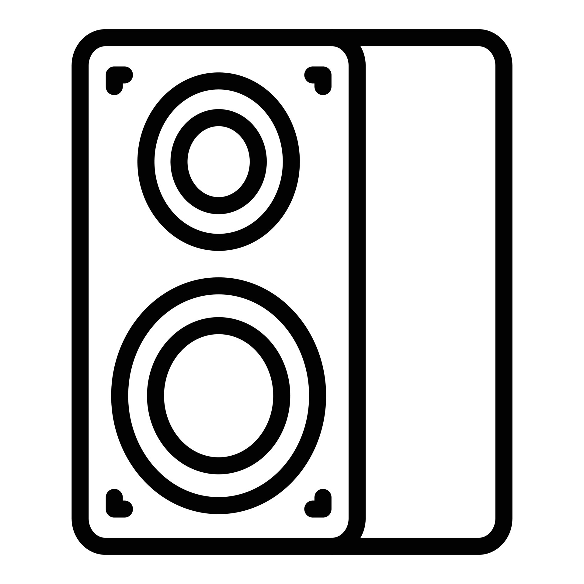 Online speaker icon outline vector. Computer shop 15085657 Vector Art