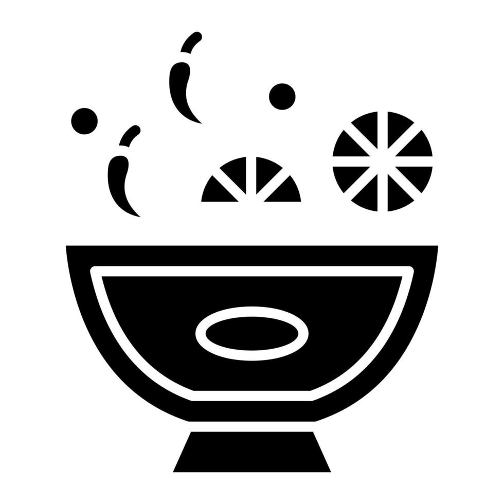 Ingredients Glyph Icon vector