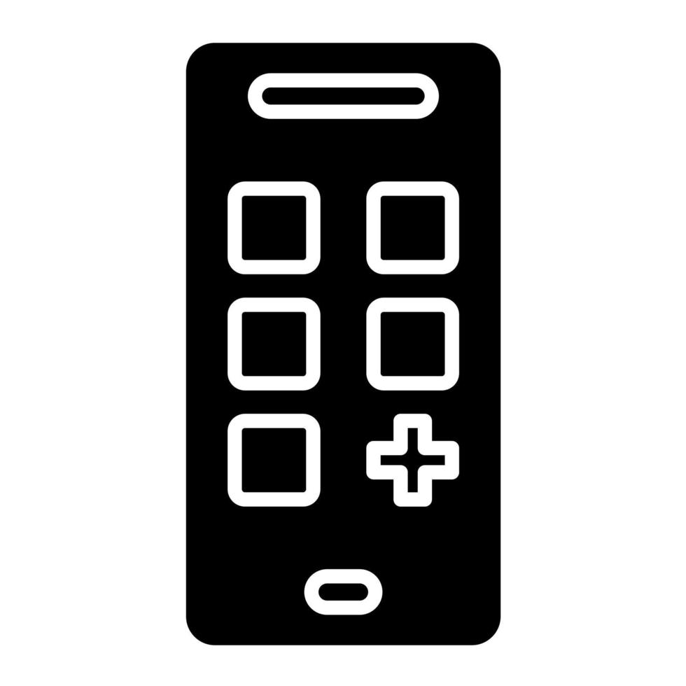 Widget Glyph Icon vector