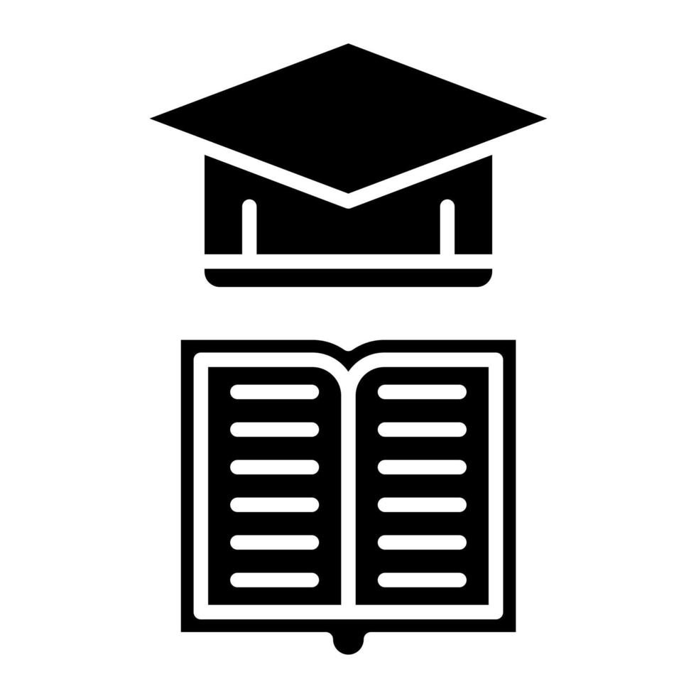 Education Glyph Icon vector
