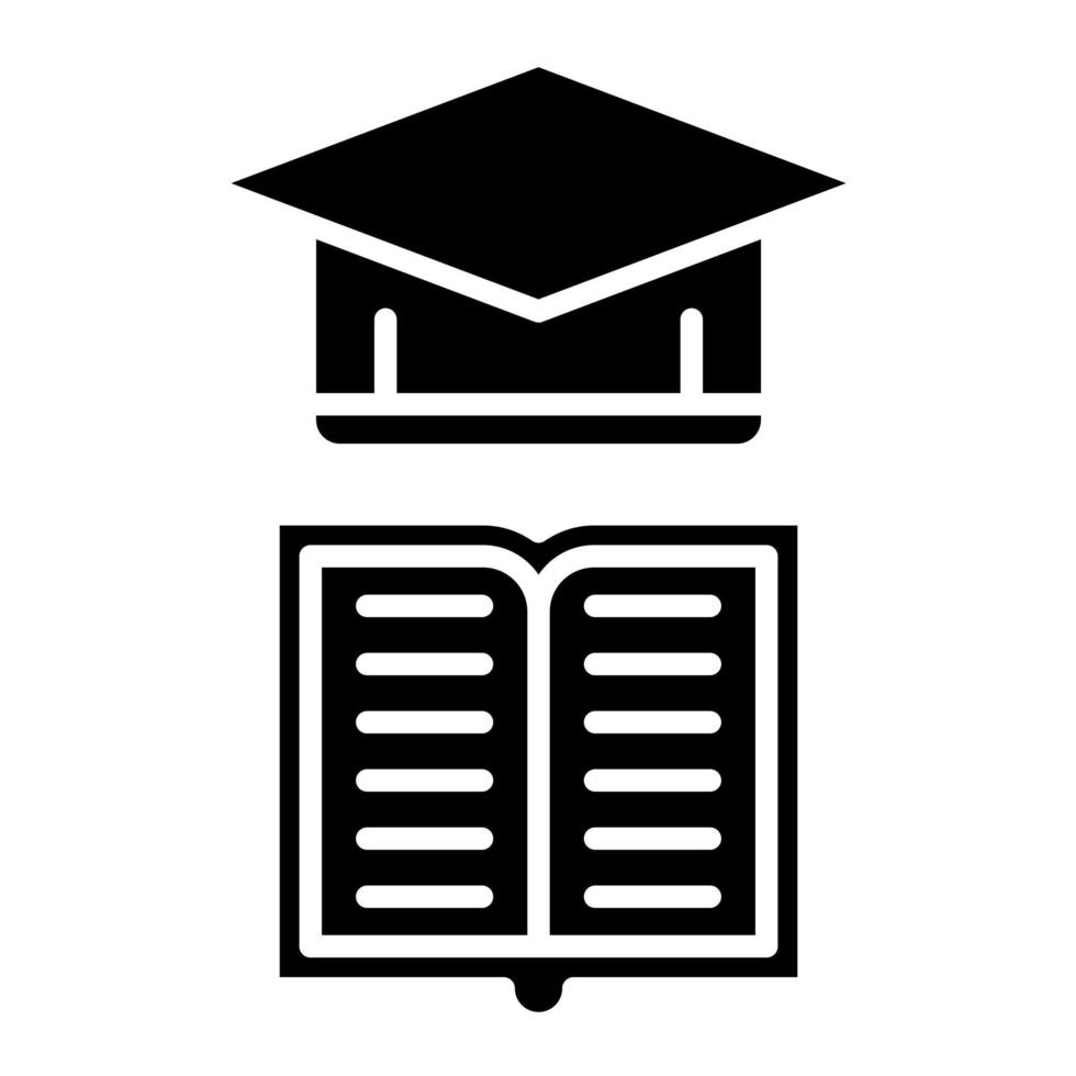 Education Glyph Icon vector