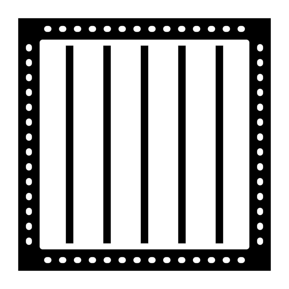 Prison Glyph Icon vector