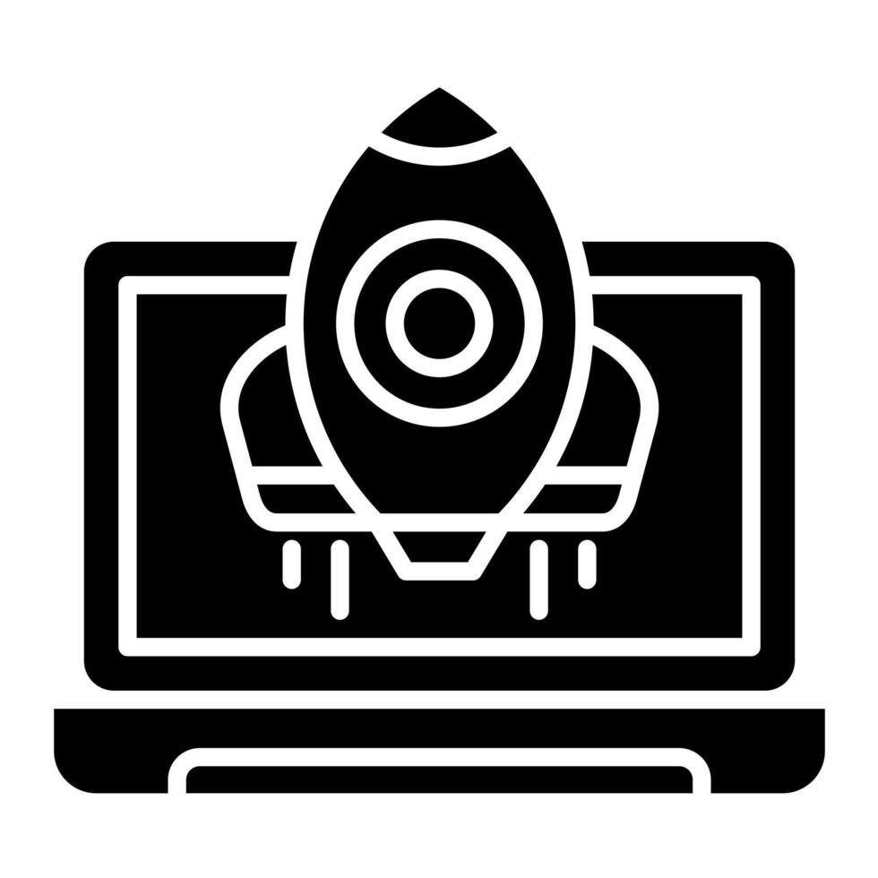 Startup Glyph Icon vector