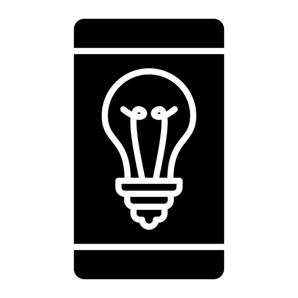 Mobile Solutions Glyph Icon vector