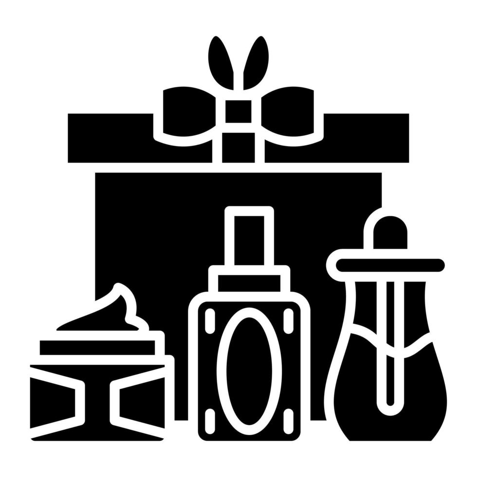 Gift Set Glyph Icon vector