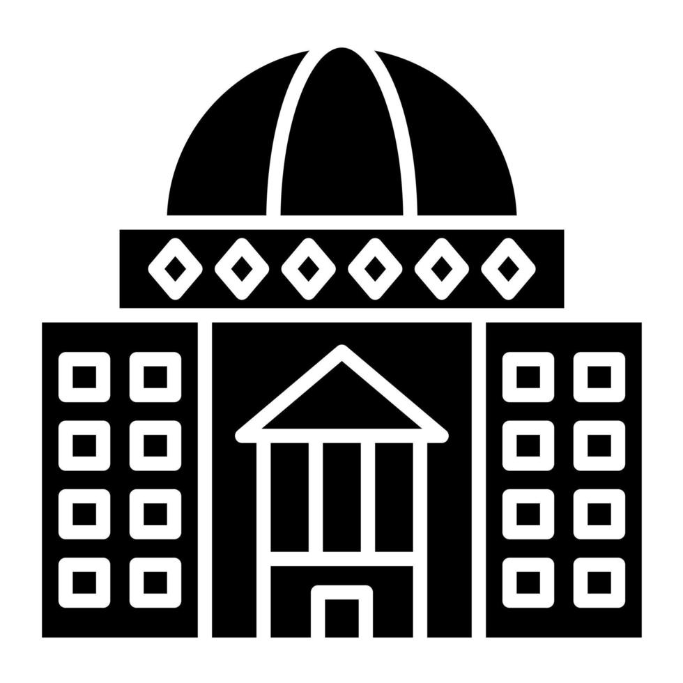 Congress Glyph Icon vector