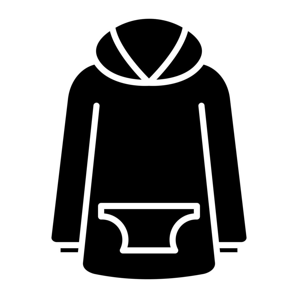 Rain Suit Glyph Icon vector