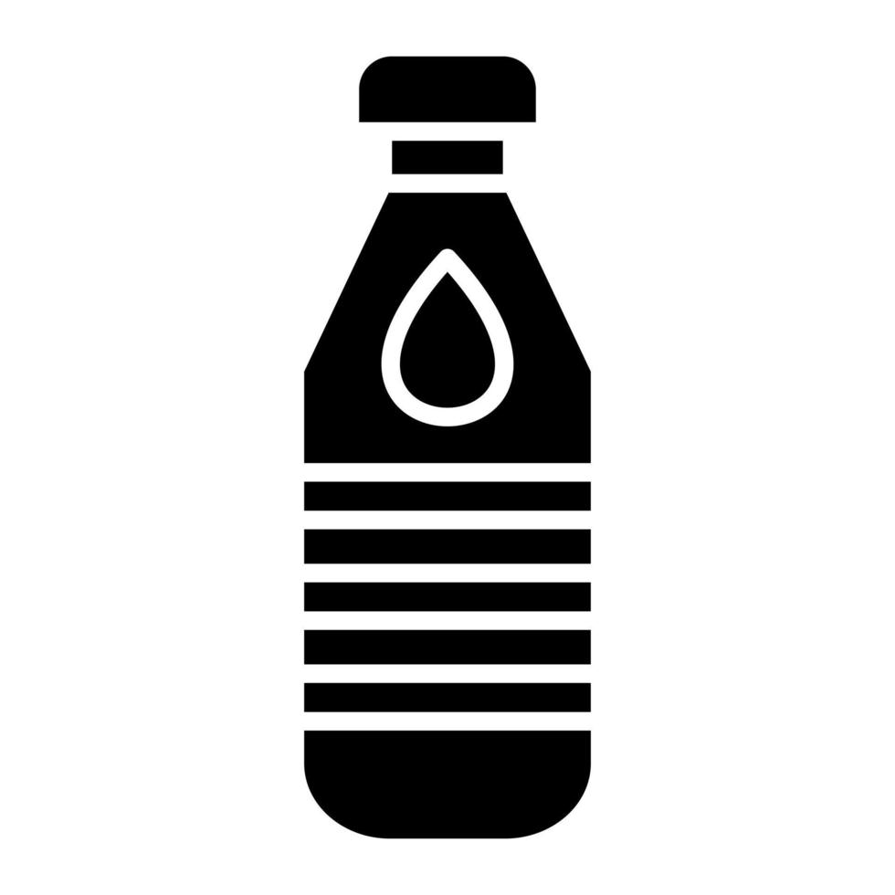 Bottle Glyph Icon vector