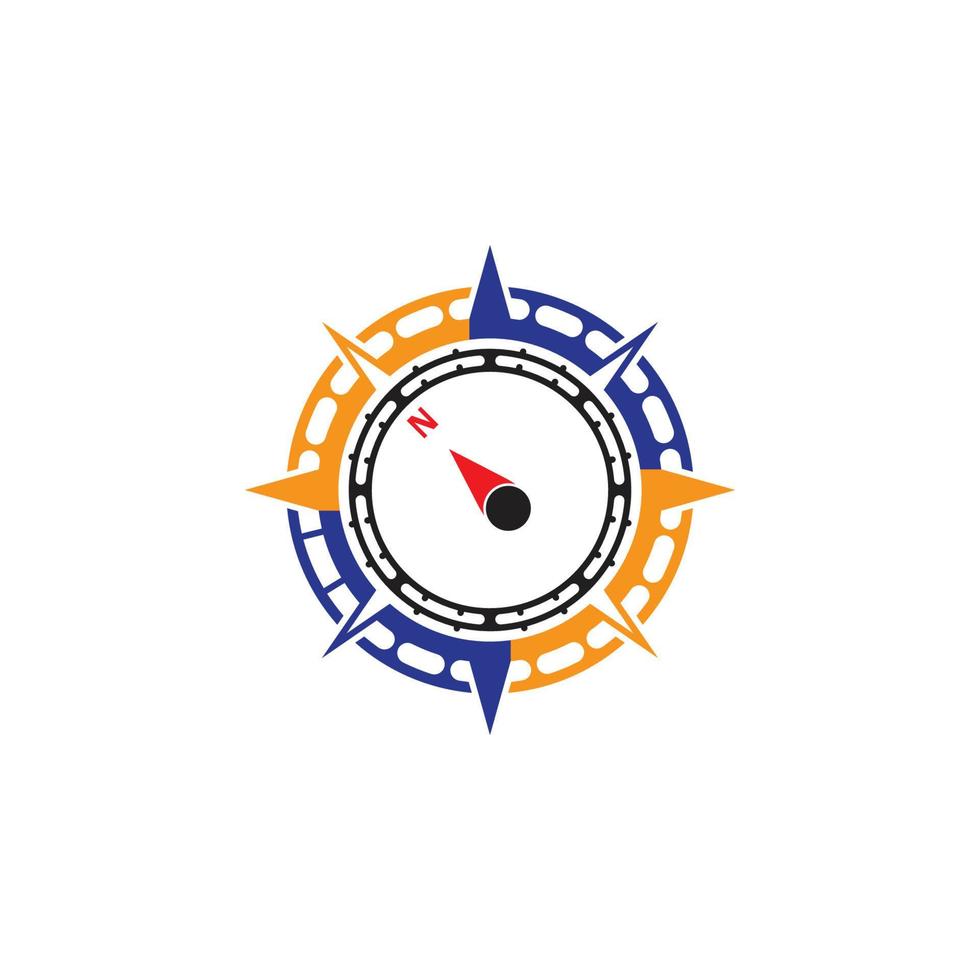 Compass logo template vector icon