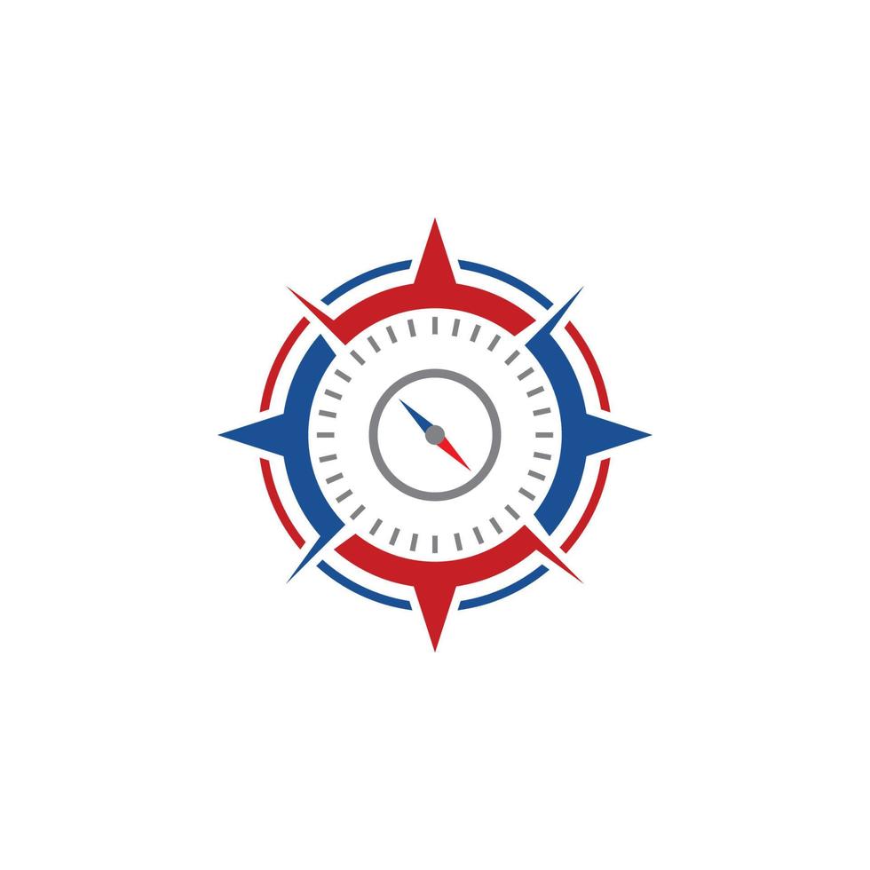 Compass logo template vector icon