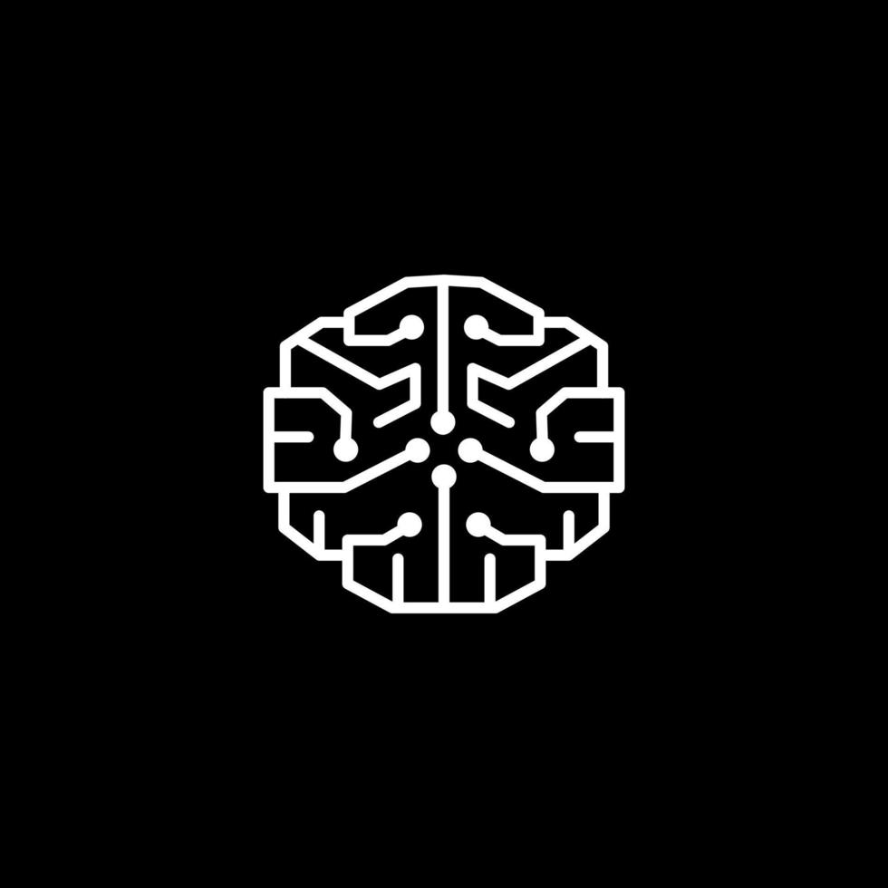 Brain Logo Design Vector