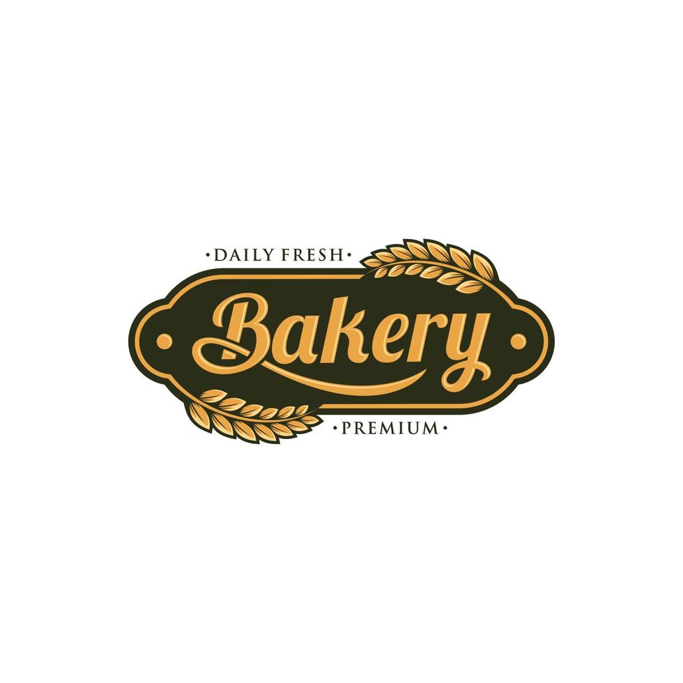 Bakery logo design vector