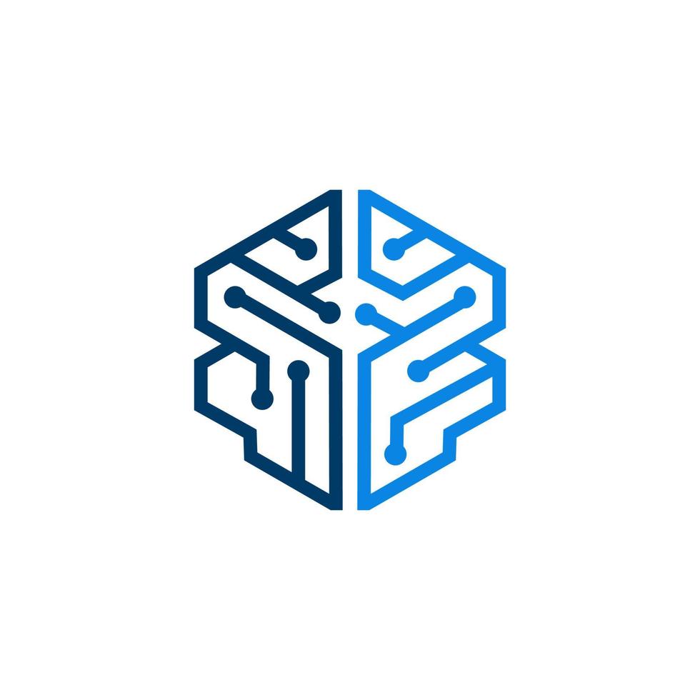 Brain Logo Design Vector