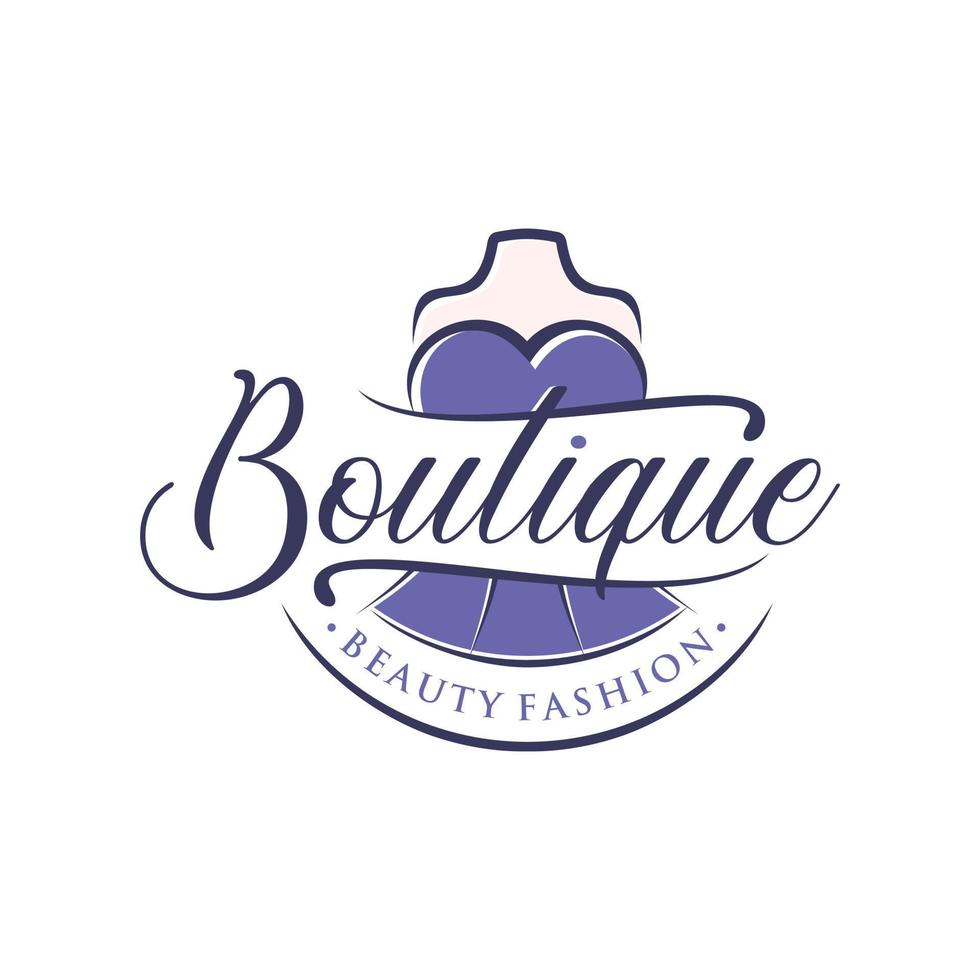 Fashion and boutique logo vector