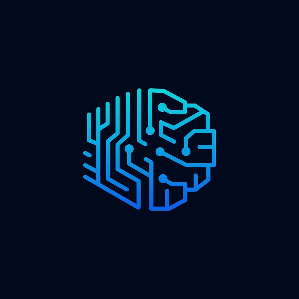 Brain Logo Design Vector 15088111 Vector Art at Vecteezy