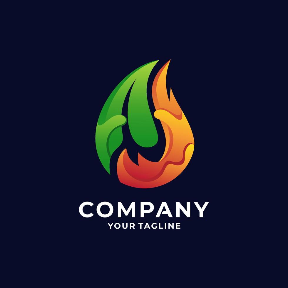 escudo contra incendios, icono del logotipo de petróleo, gas y energía vector