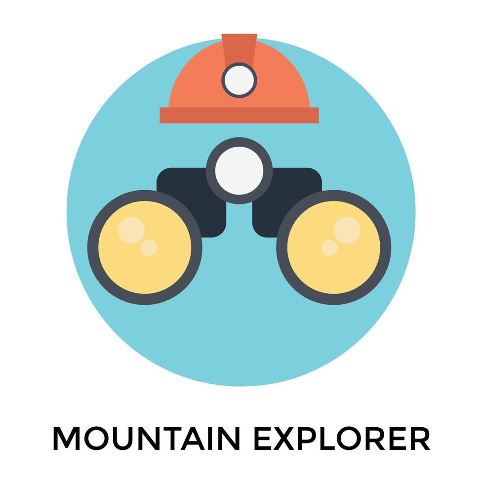 explorador de montaña de moda vector