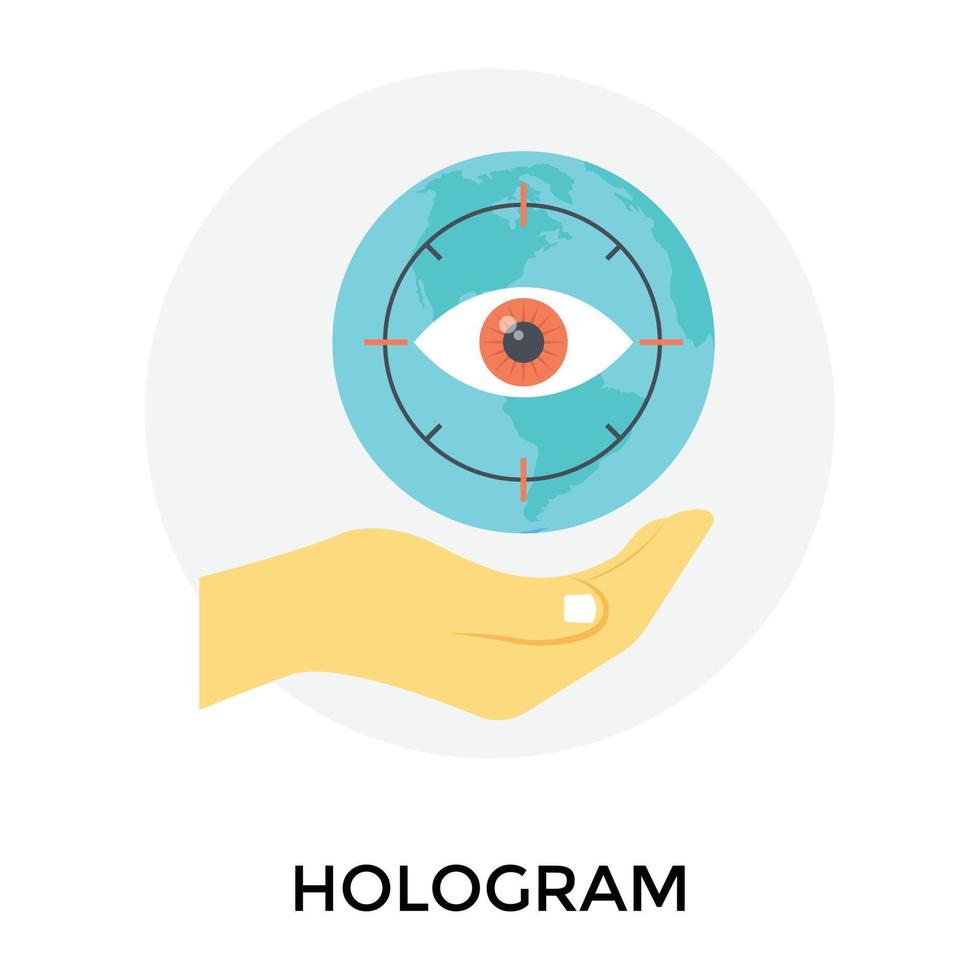Trendy Hologram Concepts vector