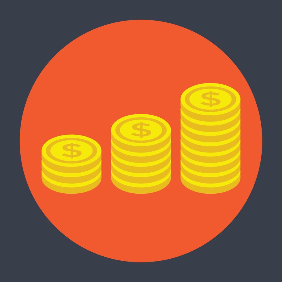 Pile of Coins vector