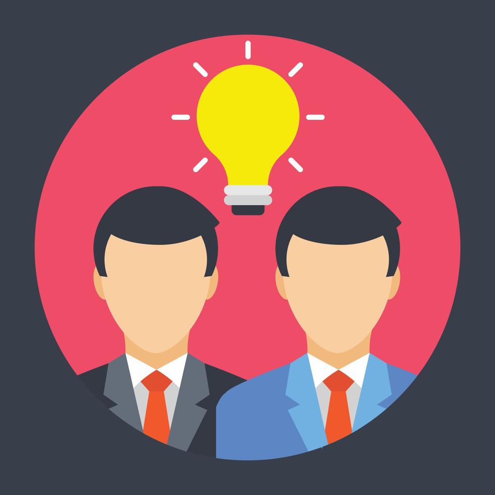 Trendy Idea Generation vector