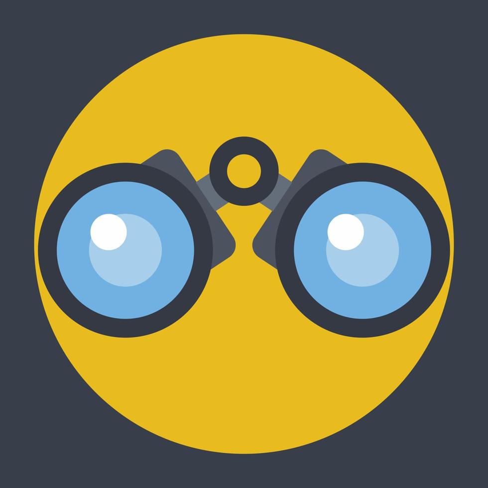 Trendy Binocular Concepts vector