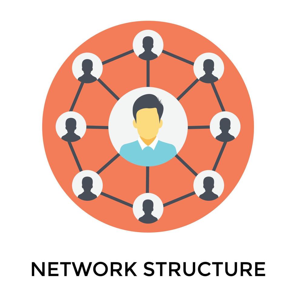 Trendy Network Structure 15088663 Vector Art at Vecteezy
